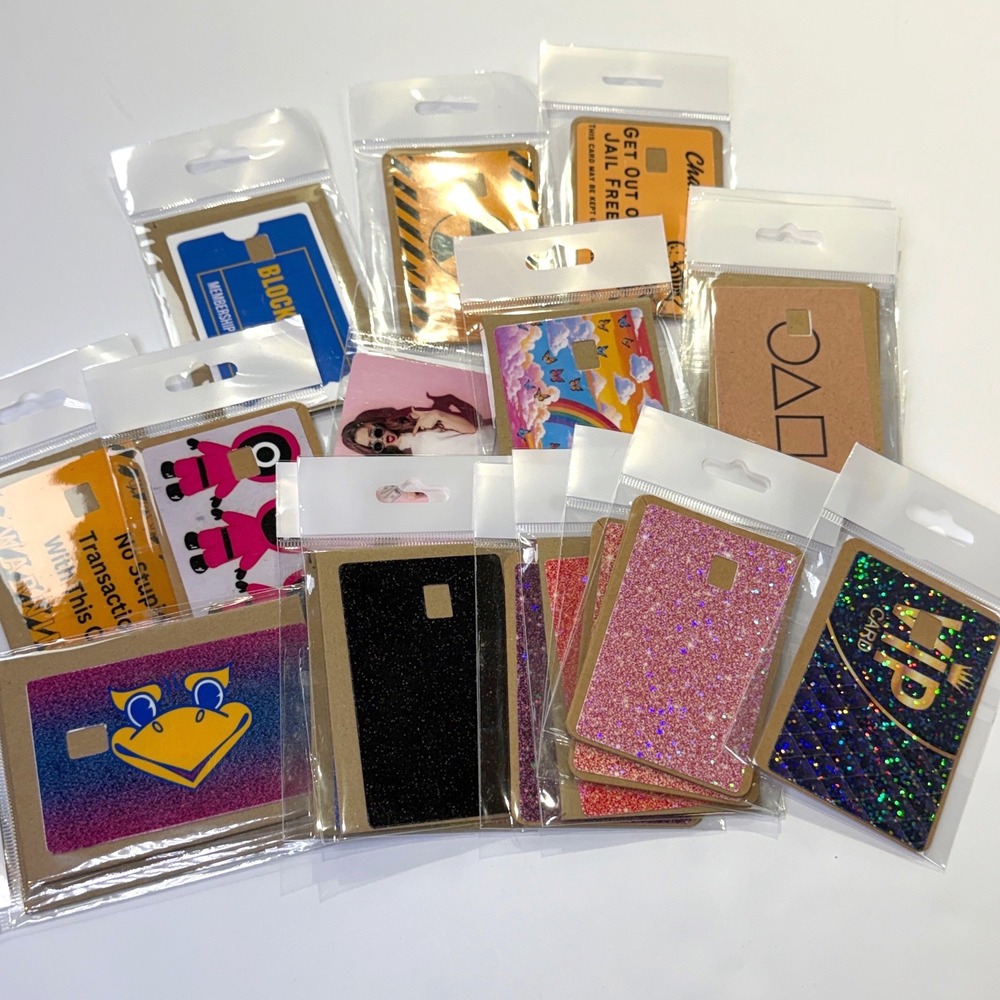 Bundle of 22 Debit/Credit Card Cover Stickers 1243A8